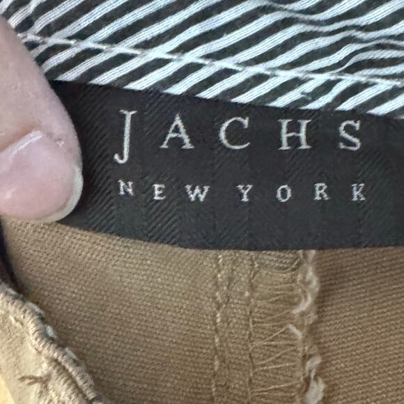 Jachs New York Stretch Chino Shorts Size 32 NWT Dark Khaki Bleecker Fit - Picture 7 of 9